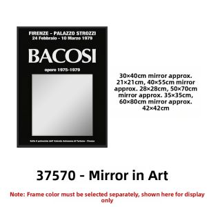 YASISHA | Creative Design Bauhaus Style Mirror Wall Art for Entryway or Living Room