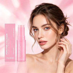 Multi-Effect Moisturizing Face Cream Stick Collagen Infused Plumping Brighten Skin Smooth Makeup Fit Nourishing Skin Balm Stick