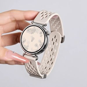 YOURSTAR | Silicone Sporty Watch Band Magnetic Breathable For Multiple Models