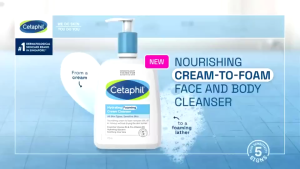 Cetaphil Hydrating Foaming Cream Cleanser 473ml | Cream-to-Foam for Sensitive Dry Skin | Gentle Daily Wash | for Dry Skin
