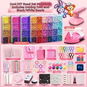 DIY Full-color Bead Kit With Tools Ironing Paper