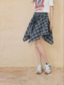 SEIFINI | Trendy Slimming Versatile Irregular Plaid Skirt