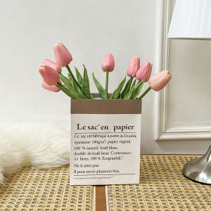 10 ชิ้น: ชุดดอกทิวลิปจําลองดอกไม้ประดิษฐ์ที่สวยงามสง่างามดอกทิวลิปช่อดอกไม้งานแต่งงานตกแต่งห้องพรรคตกแต่งเหตุการณ์