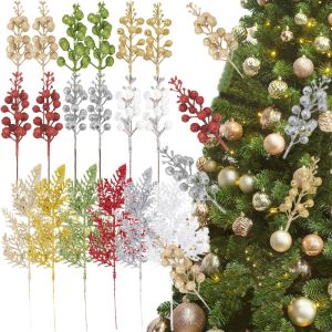 12 Chiếc Nhân Tạo Berry Bó Cây Giáng Sinh Trang Trí Quà Giáng Đồ Trang Trí Hoa Nhựa Nhánh Nhà Trang Trí Phòng Năm Mới Quà Tặng Phụ Kiện
