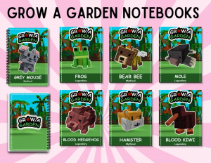 Grow A Garden Designed Notebooks available in Writing Composition Spiral Notebook