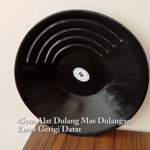 45CM ALAT DULANG MAS DULANGAN EMAS GERIGI DATAR GOLD PANNING FIBERGLASS