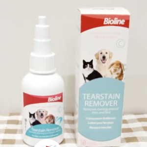 (BUNDLE) Bioline Universal Cosmetics Wipes Pet Wipes 30pcs WITH Bioline Tear Stain Remover 50ml