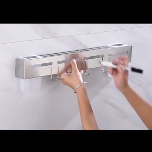 🔝 Original Kitchen Wall Mounted Powerful Magnetic Knife Storage Holder Wall mounted Knifes Holders Rest Mount Plastic Magnet Racks Stripe Stainless Steel Shelf Tool