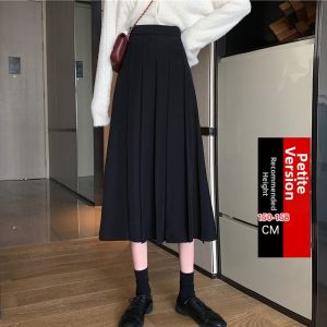 A-line Pleated Skirt Mid-Length
