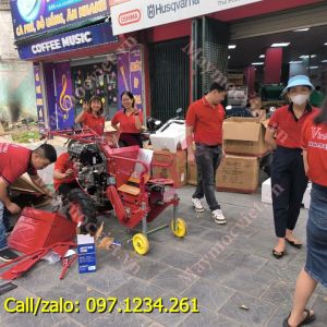 Máy thu hoạch ngô chạy dầu đề điện Kawasaki KW120D giá rẻ