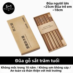 Cooker King | Đũa Gỗ Chống Vi khuẩn Chống Mốc Không Trượt Chịu Nhiệt