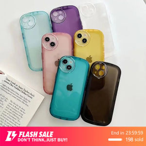 🇹🇭iCase เคสชิลิโคน เคสโทรศัพท์สีพื้น เคสโทรศัพท์รูปไข่ เคส iPhone 11/11pro/11promax 12/12pro/12promax 13/13pro/13promax XS/XSmax 7Plus/8Plus พลัส