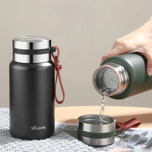Large Capacity Insulated Stainless Steel Water Bottle Double Layer 316 Steel Portable High End Vacuum Tea Cup for Men And Women