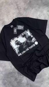 Kaos Stussy Gangstarr - tshirt stussy - kaos pria - tshirt pria - baju pria - kaos pria stussy gangstarr hitam