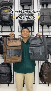 Max-Mor M034 Tas Ransel Pria Kulit Ransel Laptop Pria Backpack Kulit Pria