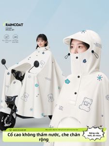 QUANYAN | Bộ Đồ Mưa Dài Dày Chống Thấm Nước Cho Xe Máy