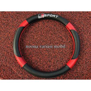 murce edition Cover Sarung Setir Mobil GR SPORT universal merah sintetis