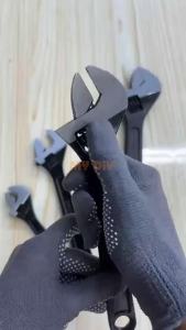 MYDIYHOMEDEPOT - YATOLY 6" 8" 10" 12" Adjustable Spanner Wrench Black Handle Heavy Duty Sepana Hidup Spana Laras