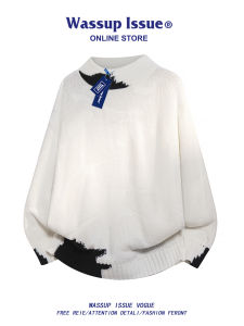 WASSUP ISSUE | Thermal Mens Knitwear Round Neck Loose Fit