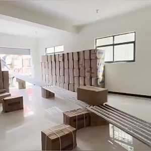 Loading and Unloading Rollertrack Portable Gravity Conveyor Unpowered Roller Conveyor