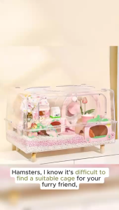 Carno Hamster Cage Transparent Acrylic 62CM / Tafit 75cm / Tafit 88cm Hamster Cage