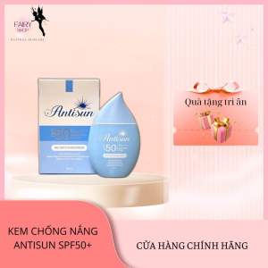 Kem Chống Nắng Vật Lý ANTISUN Spf50+PA++ bảo vệ da khỏi tia UV UVA UVB HEV