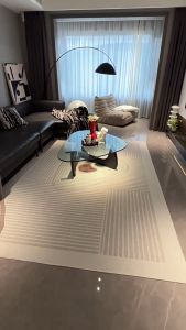 Luxury Living Room Carpet & Big Size Floor Mat: A Guide to Gray Aesthetic & Minimalist Design