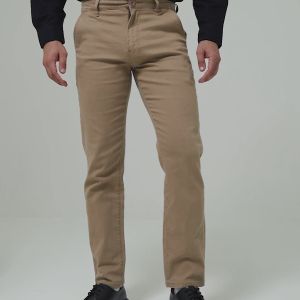 Lee Cooper Slim Fit Long Chino Philips Cream