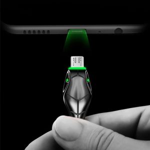 New 5A USB-C Cable Cord Snake Head Glows 3M/2M Cord for Samsung Huawei P40 Pro Xiaomi Charger 5A Type C Cable Fast Charging