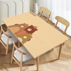 Leather Table Mat Computer Office Desk Pad Waterproof Oil Resistant Heat Protection Dining Table Tea Set Modern Simple Style