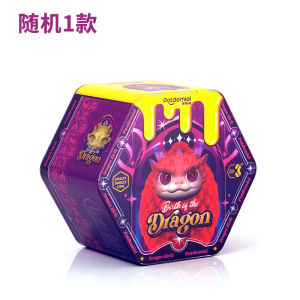 Chinese Dinosaur Garden Blind Box Plush Toy Lucky Dragon Year Hanging Ornament Soft Stuffed Doll Static Hidden Series Collectible