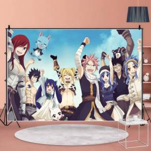 Mesuca | Pop Comics FAIRY TAIL Photography Backdrops Photo Wallpaper Background Paper Props For Photo Studio Shoot Product