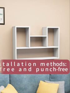 Wooden Wall Shelf Hanging Wall Hang Cabinet Wall Mounted Simple Decoration DIY Shelf Wall Shelves bookcases&shelving