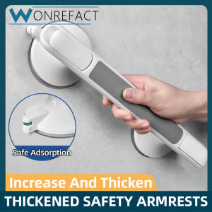 Portable Shower Handle Bar Suction Grip Bar Bathtub Handle With Strong Suction Cup Fitting And Rapid Release for Bathroom