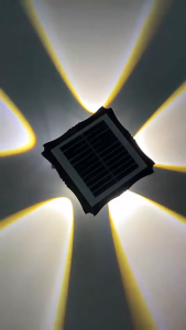 Solar Lights,New LED Solar Wall Light Outdoor Waterproof Garden Decoration Wall Lamp,Solar Ambiance Lights,for Gardens Decks Pathways