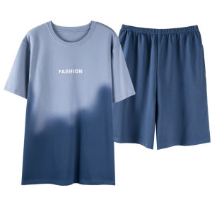 Bộ đồ ngủ nam MiiOW  vải cotton tay ngắn quần short thoải mái - mùa hè 2025