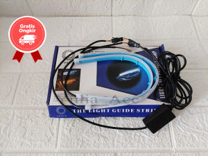 Lampu Alis LED Model Slim Flexible RGB Plus Remot Universal Motor - Kualitas Terbaik dan Harga Terjangkau (Baru) - Retur Barang Rusak - Video Unboxing Diperlukan