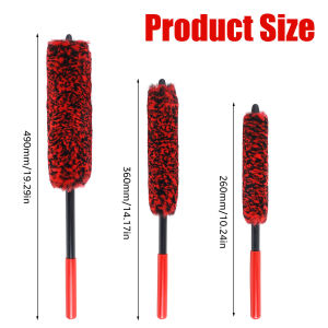3/1pc Wheel Cleaning Brush Car Detailing Brushes for Auto Motorcycle Rim Tire Maintenance Care Clean Tool Wheel Plush Soft Brush