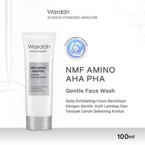 WARDAH CRYSTAL SECRET Nmf Amino + AHA PHA Clarifying Foaming Cleanser 100mL