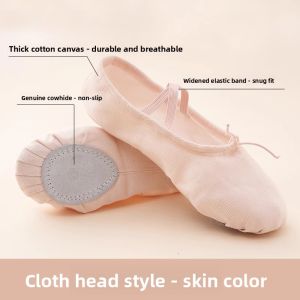 JIFANPAUL | Soft Bottom White Canvas Ballet Shoes