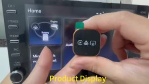 2026 Upgrade 4-in-1 Wired to Wireless CarPlay Android Auto Adapter with Screen Mirroring ios CarPlay/Android Auto/Mirroring