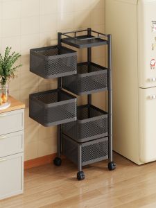 WUBUWEI | Multifunctional Layered Kitchen Organizer Cart
