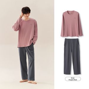 Leisure and Outdoor Ready Mens Long Sleeve Sleepwear