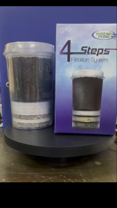 Mineral Pot Water Filter - 4 Step Replacement Carbon Cartridge