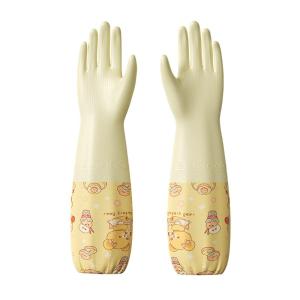 HENGPIN | Fleece Lined Durable Waterproof Nitrile Rubber Latex Dishwashing Gloves