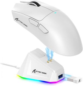 ATTACK SHARK | Attack Shark X11 59g Superlight Wireless Gaming Mouse/Mouse Stickers RGB Charging Dock 22000 DPI BT/2.4G Wireless/Wired