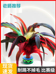 Childrens Sports Shuttlecock Durable Chicken Feathers Kicking Shuttlecock for Primary School Students Fitness Badminton Toy