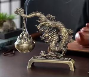 CANYAN | Tenglong SiHai Boshan Mặt Dây Đeo Lư Hương Treo Bằng Kim Loại Để Bàn Hương Liệu Trị Liệu Bằng Hương Thơm Trang Trí Văn Phòng Tại Nhà