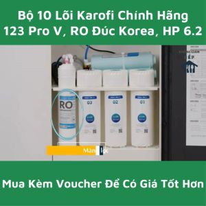 (Chào Sàn) Bộ 10 Lõi Lọc Nước Karofi Chính Hãng Dành Cho Model KAQ-X16 Và Nhiều Loại Model Khác