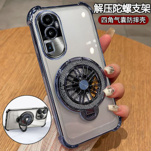 Oppo Reno10 pro Silicone Phone Case Full Cover Protective Soft Shell Men Women Stress Relief Curved Design Anti-Fall Protection